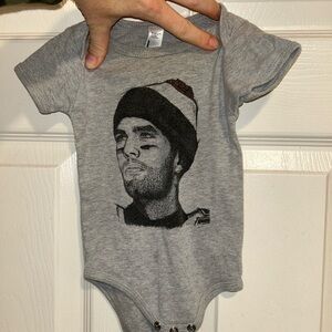 Tom Brady American Apparel Gray Baby Onesie